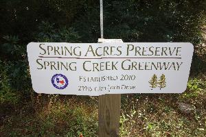 Sign To The Preserve