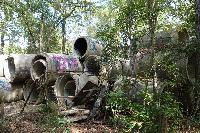 Cement Pipe Graveyard