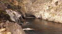 One of the secluded coves at Partington Point. Coppertone and I had the cove all to ourselves for some time.