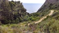 The descending from the trailhead towards Partington Point.