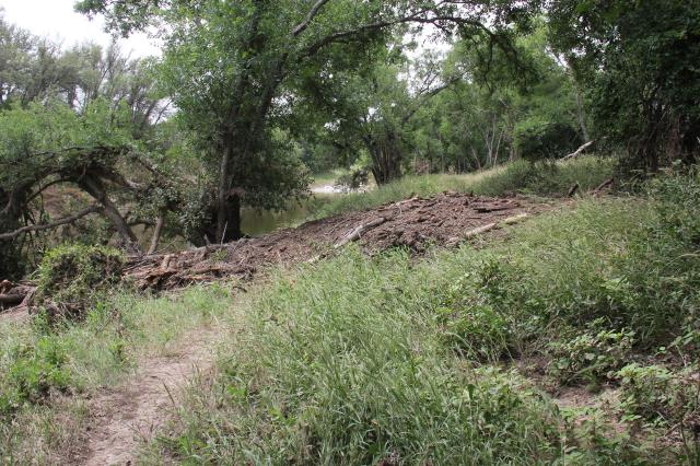 Shady Trail Flood  Debris