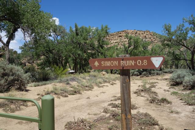 Simon Canyon Trailhead