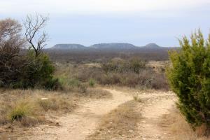 Looking West on Rollercoaster Trail