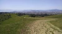 From this vantage point one can see Richmond, San Francisco, the Golden Gate Bridge, Angel Island, Alcatraz and Mount Tam.