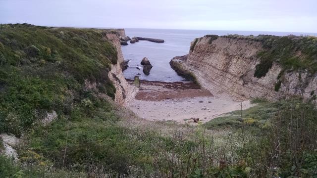 Straight shot to sea