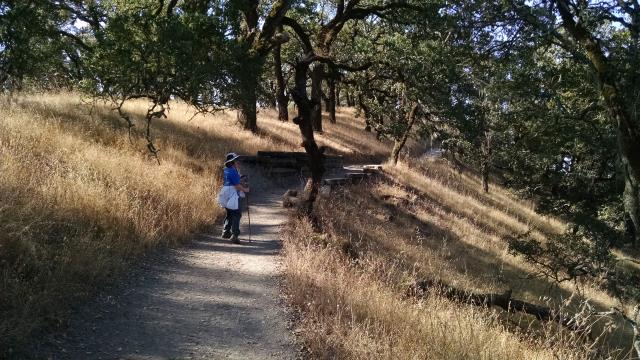 Coppertone on the trail