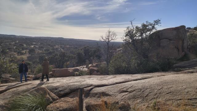 Massive pink granite dome