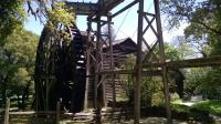 The Bale Grist Mill has been restored into full working order, including its large water wheel.