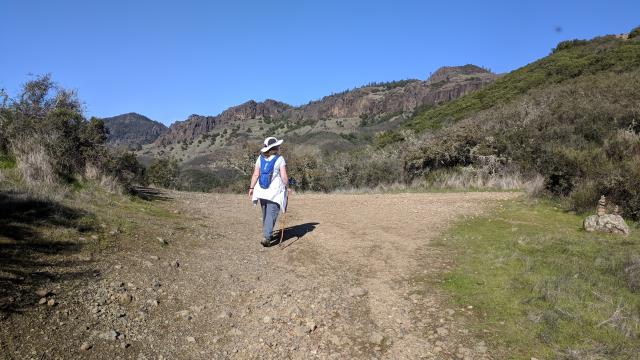 Coppertone on the trail