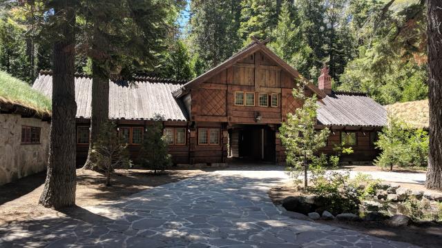 Vikingsholm Courtyard