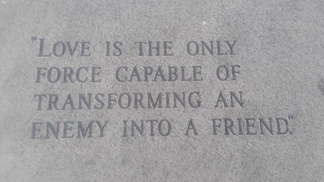 One of the inscribed tiles