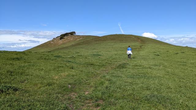 Ascending to the summit