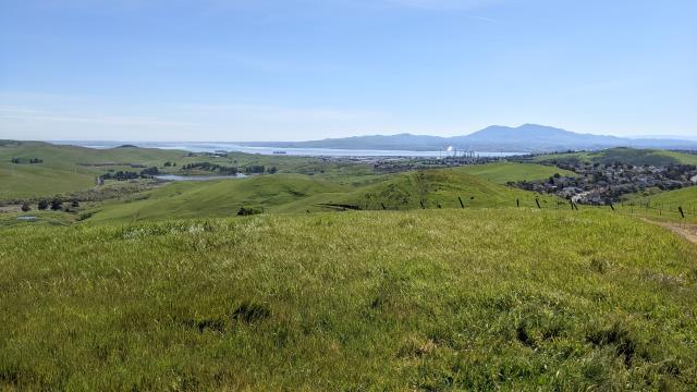 Looking toward Suisun Bay