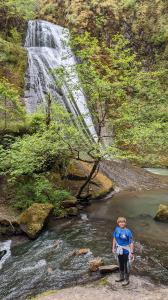 Between falls