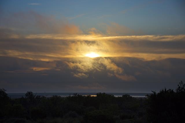 A Hazy Morning Sun