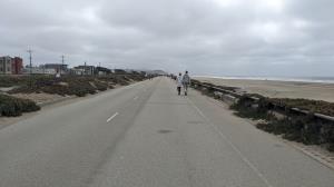 Looking south