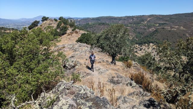 Coppertone on the trail