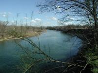 There is only spot along the trail that provides a good look at the river.