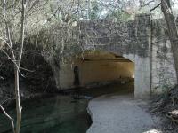 The trail doesn't just go over bridges.  It also passes under one.