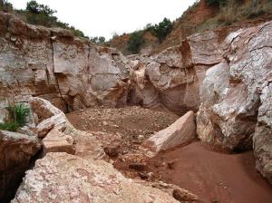 View of the downstream side