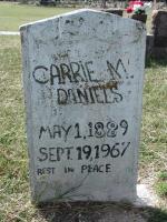 Non-carved headstones such as this one are plentiful, and not likely to stand the test of time.