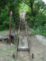 The remains of the rail system along Scenic Drive.