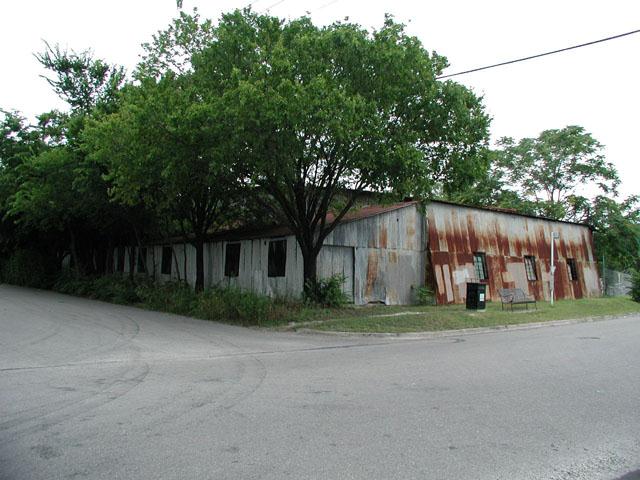 Back of the hanger