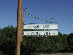 Cemetery Sign